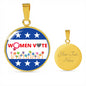 Women Vote Necklace New