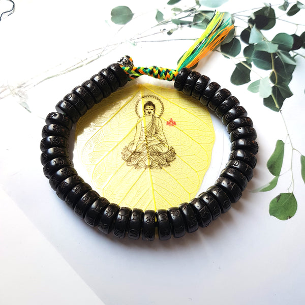 Black Couple Lucky Handmade Knots Thread Bracelet Tibetan Woven Amulet Braided Cord Bracelets & Bangles For Women Men