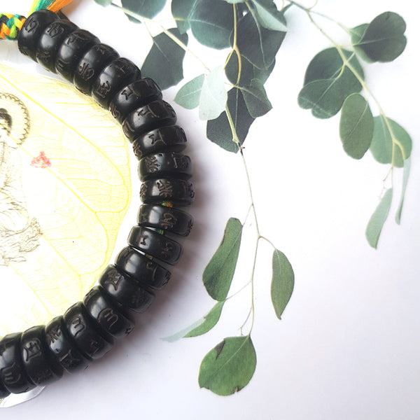 Black Couple Lucky Handmade Knots Thread Bracelet Tibetan Woven Amulet Braided Cord Bracelets & Bangles For Women Men