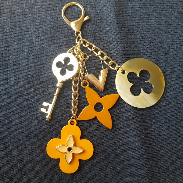 Bag Jewelry Horn Horn Accessories for Bags with Trendy Design and Luxury Unique Flower