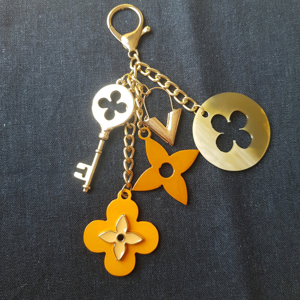 Bag Jewelry Horn Horn Accessories for Bags with Trendy Design and Luxury Unique Flower