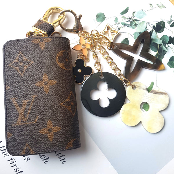 Bag Jewelry Horn Horn Accessories for Bags with Trendy Design and Luxury Unique Flower Natural