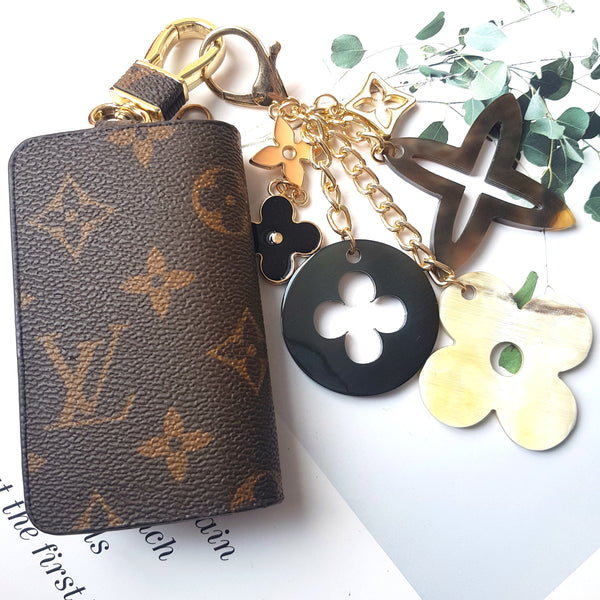 Bag Jewelry Horn Horn Accessories for Bags with Trendy Design and Luxury Unique Flower Natural