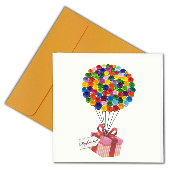 Quilling Card 3D LOVE House Quilled Happy Birthday Dedicated Paper Handmade
