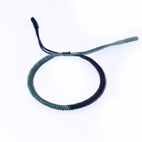 Blue Couple Lucky Handmade Knots Thread Bracelet Tibetan Woven Amulet Braided Cord Bracelets & Bangles For Women Men