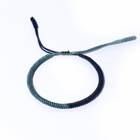 Blue Couple Lucky Handmade Knots Thread Bracelet Tibetan Woven Amulet Braided Cord Bracelets & Bangles For Women Men