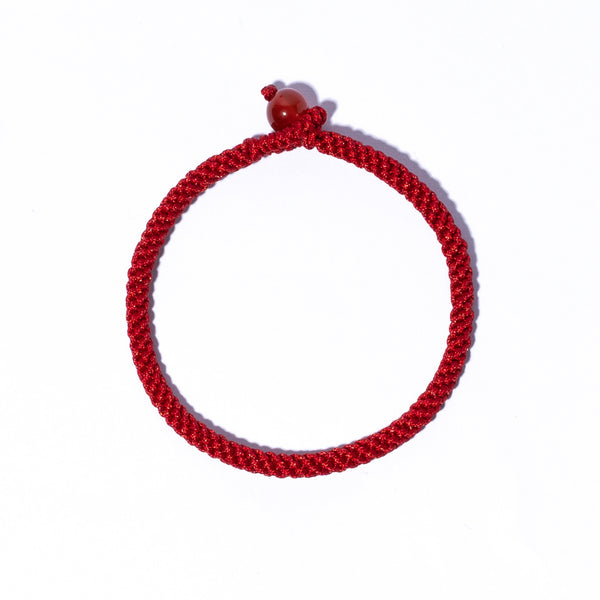 Red Couple Lucky Handmade Knots Thread Bracelet Tibetan Woven Amulet Braided Cord Bracelets & Bangles For Women Men