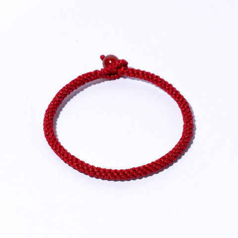 Red Couple Lucky Handmade Knots Thread Bracelet Tibetan Woven Amulet Braided Cord Bracelets & Bangles For Women Men