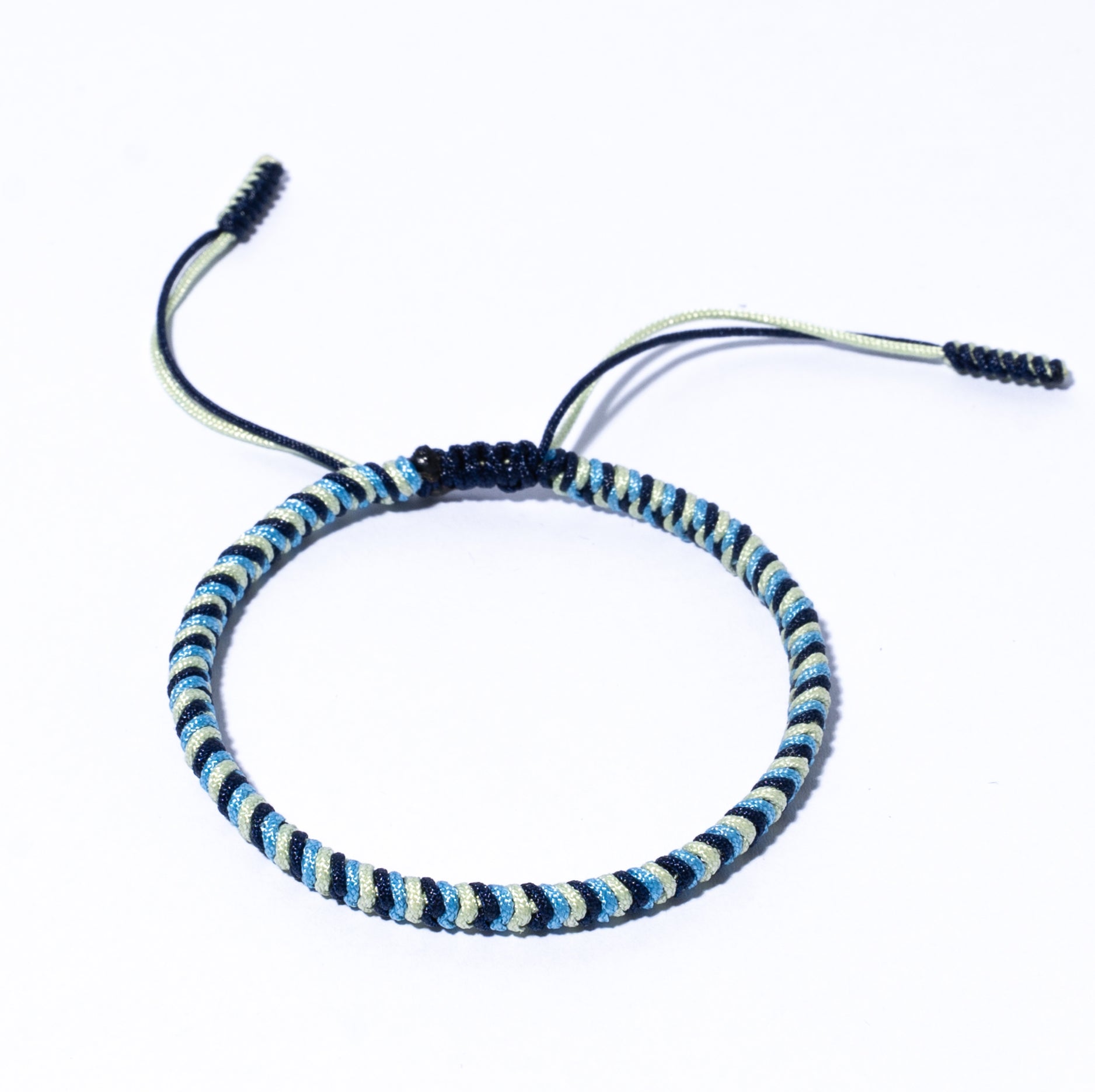 Mix Blue Couple Lucky Handmade Knots Thread Bracelet Tibetan Woven Amulet Braided Cord Bracelets & Bangles For Women Men