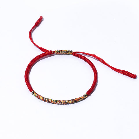 Mix Couple Lucky Handmade Knots Thread Bracelet Tibetan Woven Amulet Braided Cord Bracelets & Bangles For Women Men