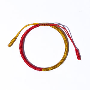 Mix Couple Lucky Handmade Knots Thread Bracelet Tibetan Woven Amulet Braided Cord Bracelets & Bangles For Women Men