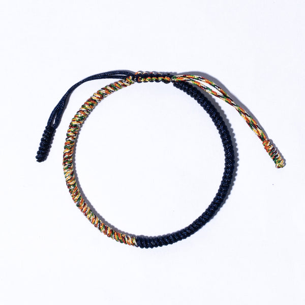 Mix Couple Lucky Handmade Knots Thread Bracelet Tibetan Woven Amulet Braided Cord Bracelets & Bangles For Women Men