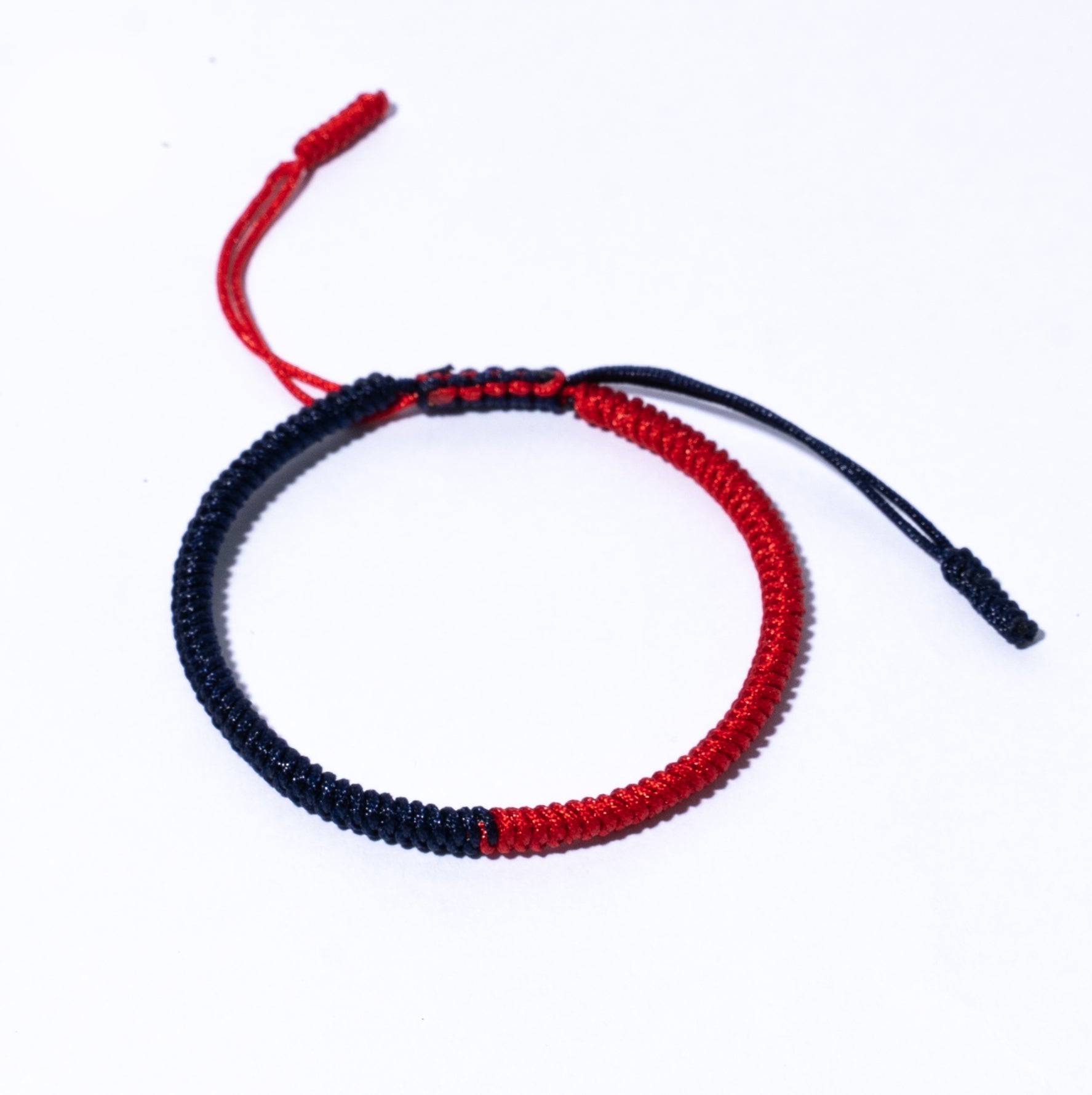 Mix Black and Red Couple Lucky Handmade Knots Thread Bracelet Tibetan Woven Amulet Braided Cord Bracelets & Bangles For Women Men