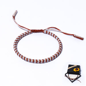 Mix Colors Couple Lucky Handmade Knots Thread Bracelet Tibetan Woven Amulet Braided Cord Bracelets & Bangles For Women Men