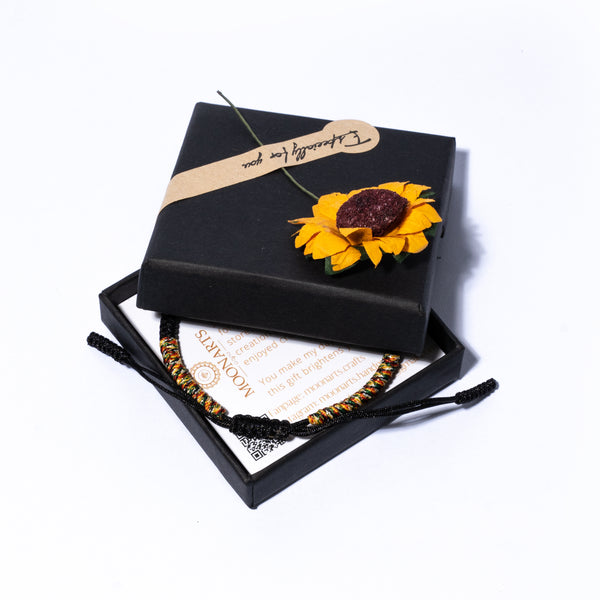 BlackCouple Lucky Handmade Knots Thread Bracelet Tibetan Woven Amulet Braided Cord Bracelets & Bangles For Women Men