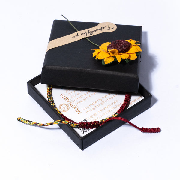 Mix Couple Lucky Handmade Knots Thread Bracelet Tibetan Woven Amulet Braided Cord Bracelets & Bangles For Women Men