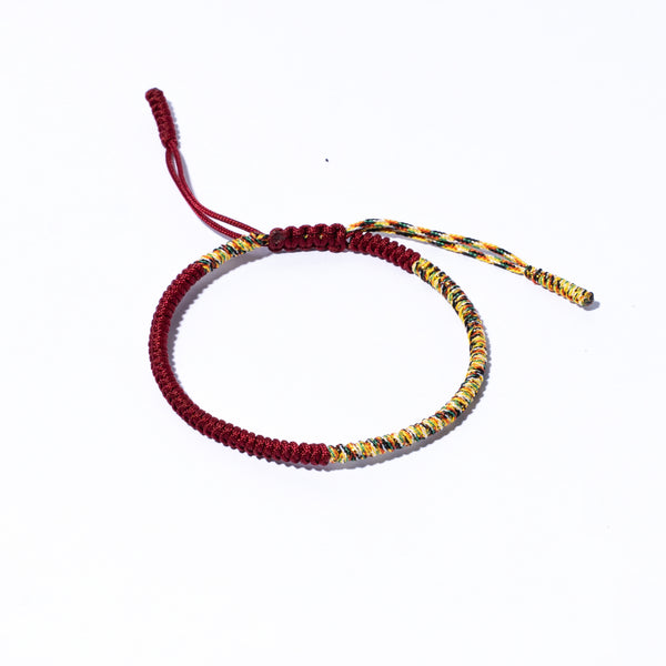 Mix Couple Lucky Handmade Knots Thread Bracelet Tibetan Woven Amulet Braided Cord Bracelets & Bangles For Women Men