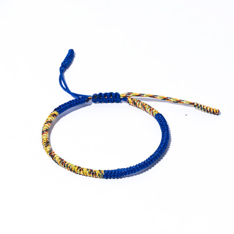 Mix Colors Couple Lucky Handmade Knots Thread Bracelet Tibetan Woven Amulet Braided Cord Bracelets & Bangles For Women Men
