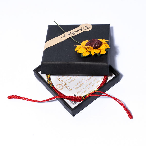 Red Couple Lucky Handmade Knots Thread Bracelet Tibetan Woven Amulet Braided Cord Bracelets & Bangles For Women Men