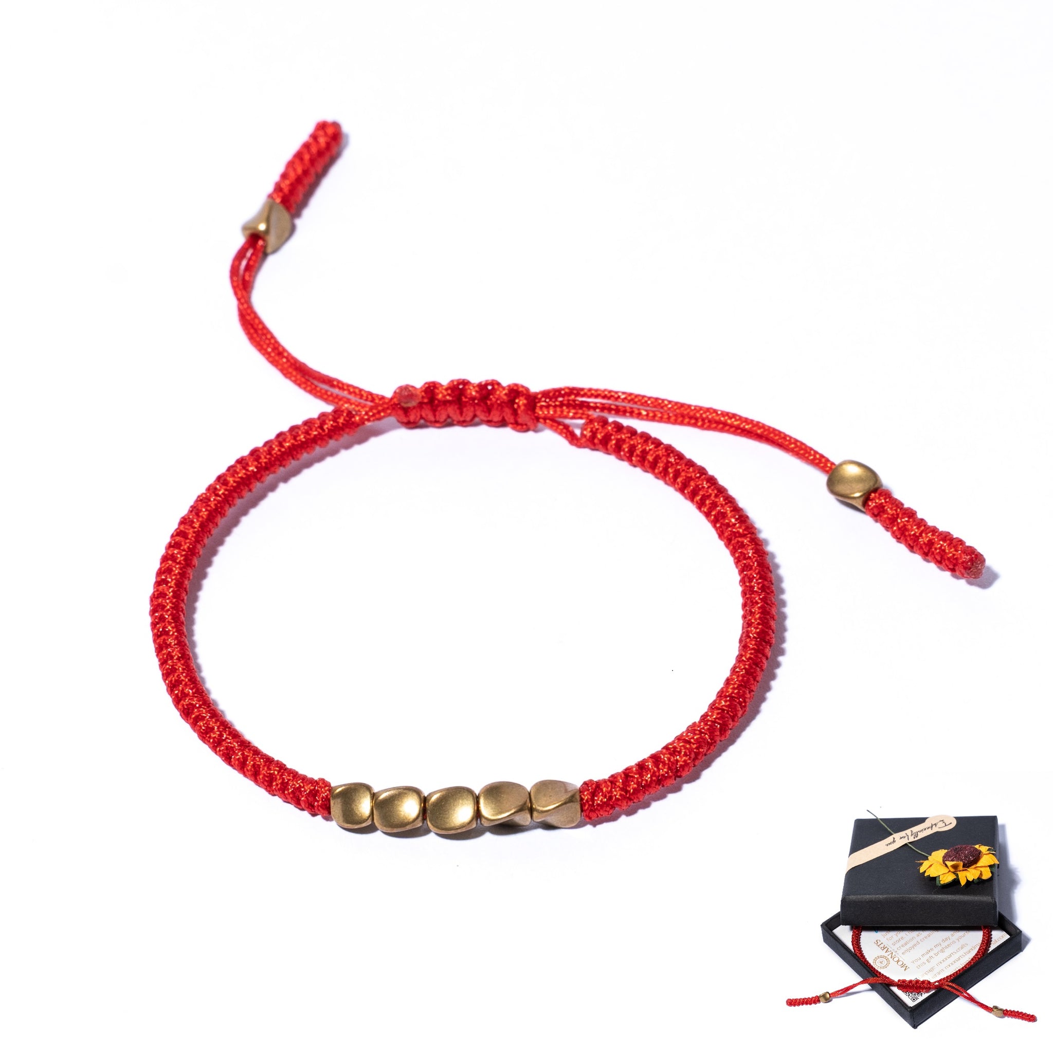 Red Couple Lucky Handmade Knots Thread Bracelet Tibetan Woven Amulet Braided Cord Bracelets & Bangles For Women Men