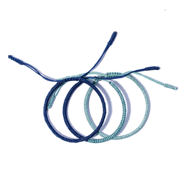 Mix Couple Lucky Handmade Knots Thread Bracelet Tibetan Woven Amulet Braided Cord Bracelets & Bangles For Women Men