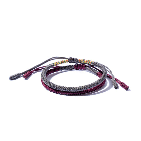 Mix Couple Lucky Handmade Knots Thread Bracelet Tibetan Woven Amulet Braided Cord Bracelets & Bangles For Women Men