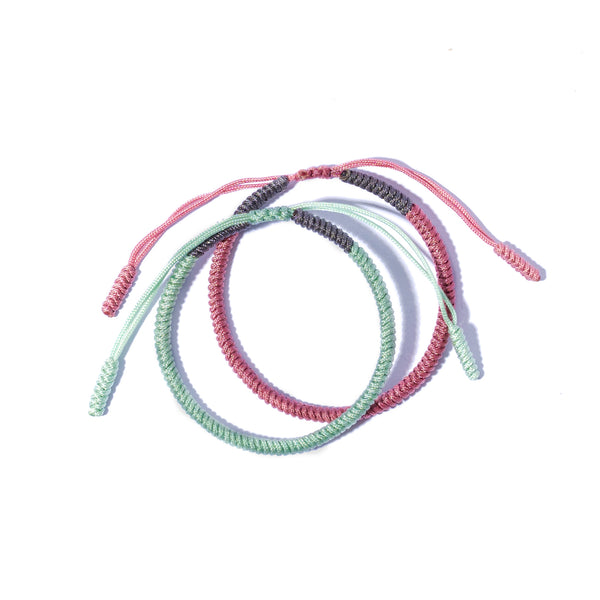 Mix Couple Lucky Handmade Knots Thread Bracelet Tibetan Woven Amulet Braided Cord Bracelets & Bangles For Women Men